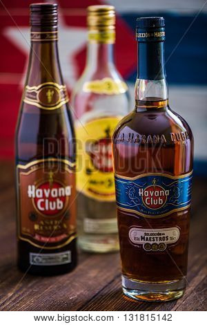 Bottle Of Havana Club Rum.