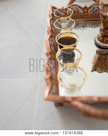 Traditional coffee in Dallah