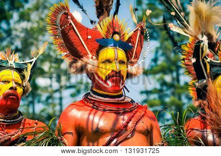 Performer In Papua New Guinea