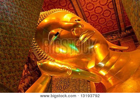 Dev Buda iç Wat Pho Tapınağı, Bangkok, Tayland.