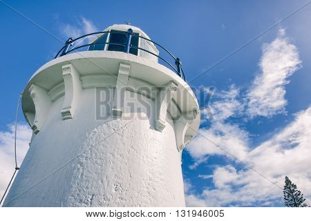 Ballina Lighthouse in New South Wales, Australia during the day. 