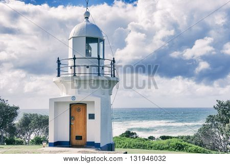 Ballina Lighthouse in New South Wales, Australia during the day. 