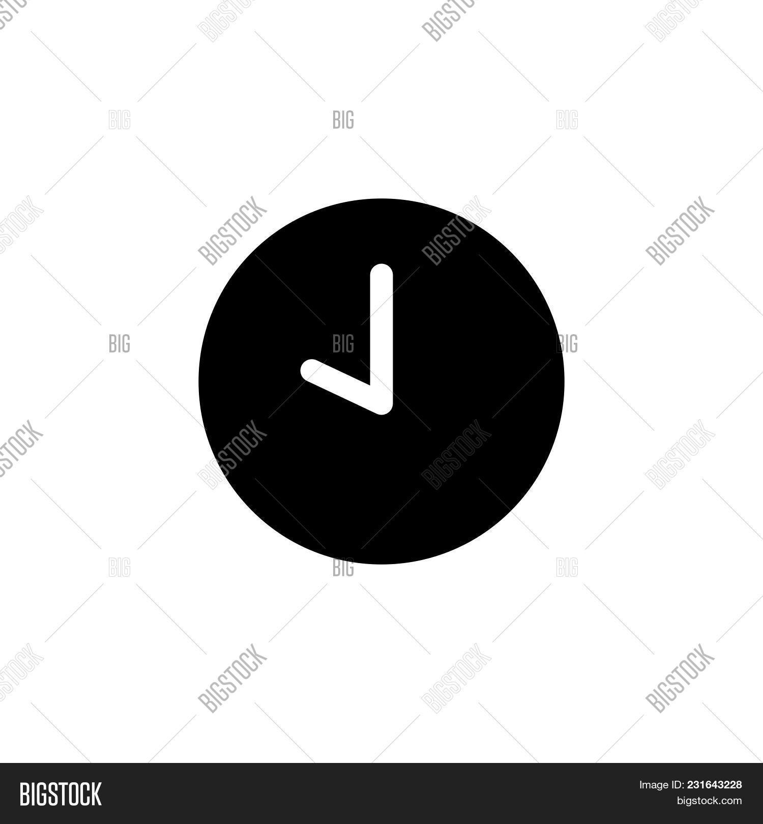 Clock Icon Isolated Vector Photo Free Trial Bigstock