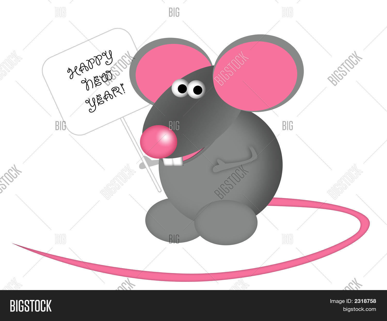 Happy New Year Mouse Image & Photo (Free Trial) Bigstock