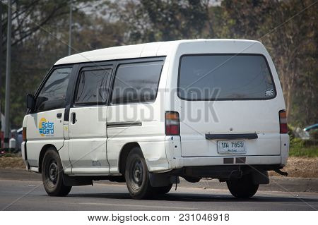 Private Mitsubishi Delica Old Van Car.