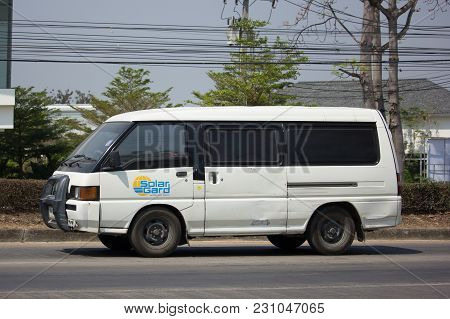 Private Mitsubishi Delica Old Van Car.