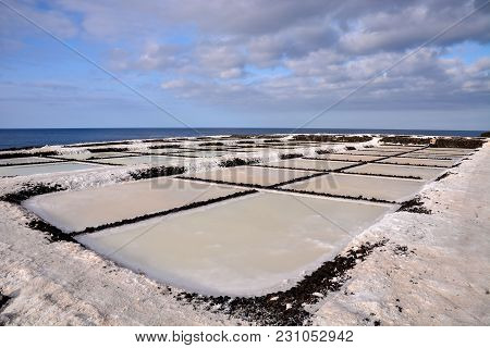 Picture Photo Of Salt Flats In The Canry Islands