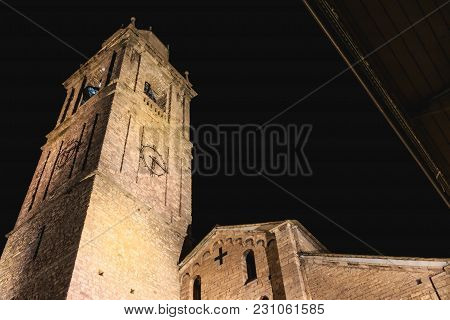 Architecture Detail Of The Romanesque Basilica Saint Jacob In Bellagio