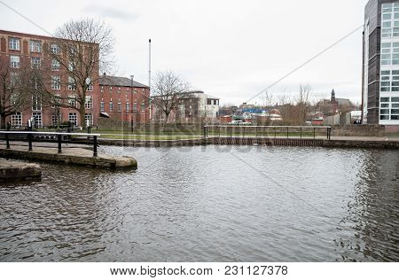 The Entrance Way To The Locks And Dry Dock In Wigan