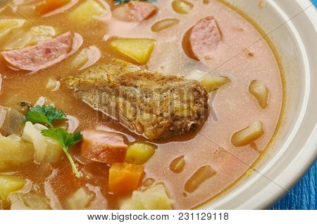 Zelnacka - Bohemian Cabbage Soup  , Close Up