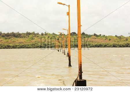 Light Pole in Water