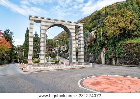 Campione Di Italia, Itali - 29 October 2015: Is An Italian Municipality Of The Province Of Como In T