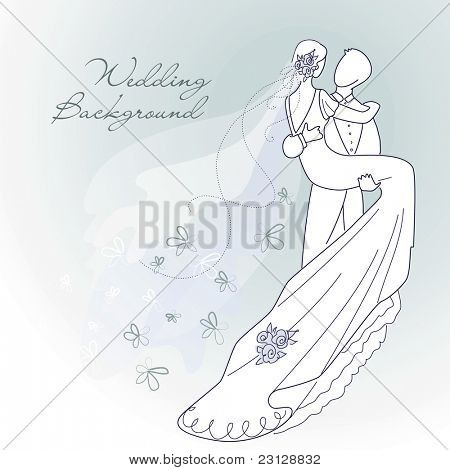 sfondo di matrimonio glamour