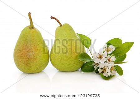 PEAR groenten en bloem Blossom