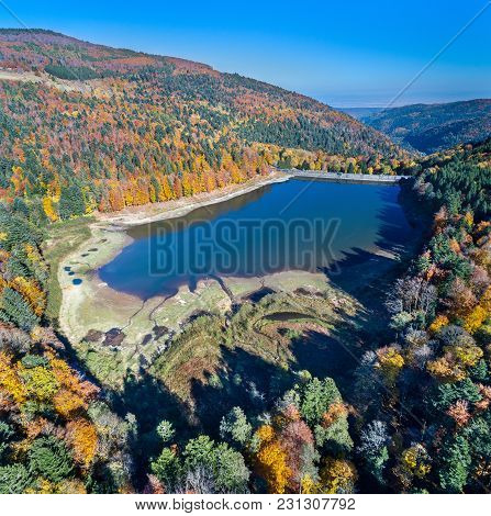 Lac De La Lauch, A Lake In The Vosges Mountains - Alsace, France