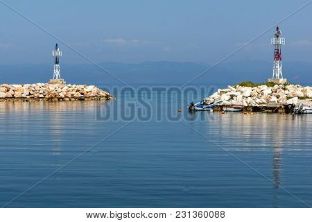 Amazing View Of Skala Sotiros, Thassos Island, East Macedonia And Thrace, Greece