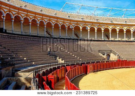 Plaza De Toros De La Maestranza, The Famous Bullring Of Seville - Andalusia, Spain, 29 October 2007