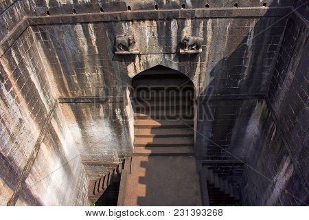 Long Shot Of Bara Motachi Vihir From Maharastra, India