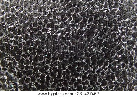 Black Spunge Texture As Very Nice Background
