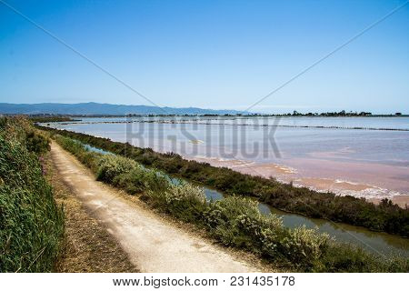 Quartu S..e: Overview Of The Salt Pans Within The Regional Park Of Molentargius - Sardinia