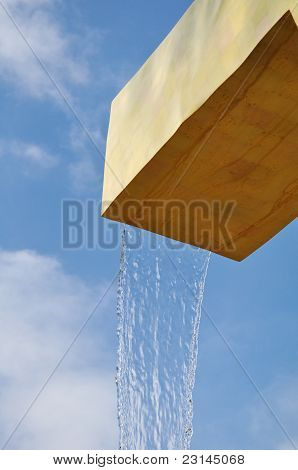 Fuente de oro en Pilsen