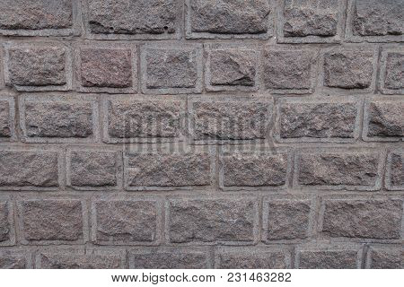Roughened Faces Of Granite Blocks (rustication Technique)