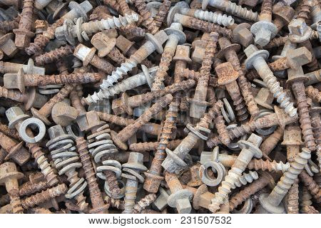 Old Rusty Nail And Screw Retire From Railway