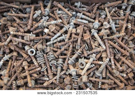 Old Rusty Nail And Screw Retire From Railway