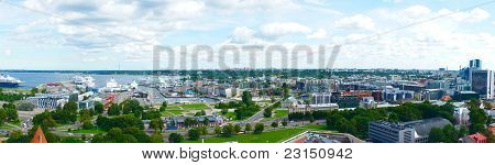 Panoramaudsigt over Tallinn