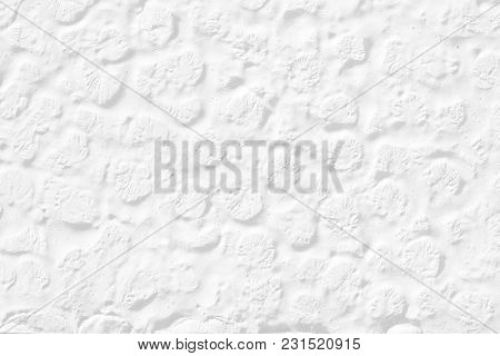 White Background With Patterns Of Divorce And Brush Strokes By Hand, Rough Lines. Texture Paint Is A