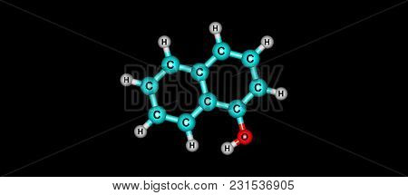 1-naphthol Or A-naphthol Is A Fluorescent Organic Compound With The Formula C10h7oh. It Is A White S