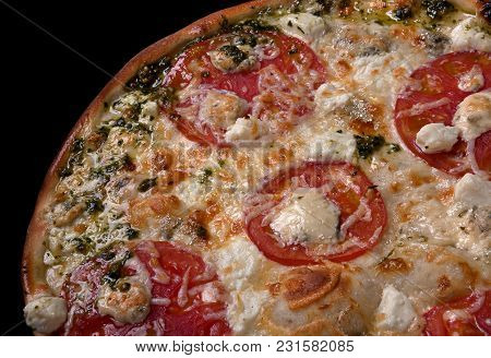 Italian Food Pizza With Tomato Sausage And Cheese Dorblu