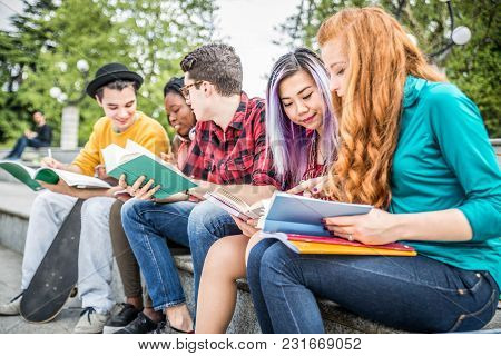 Young Students Outdoors