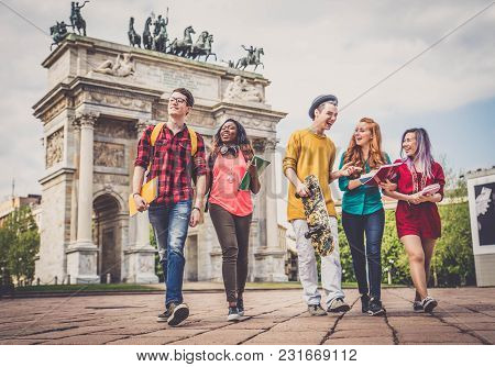Young Students Outdoors