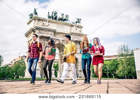 Young Students Outdoors