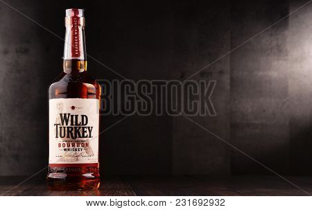 Bottle Of Wild Turkey Kentucky Straight Bourbon Whiskey