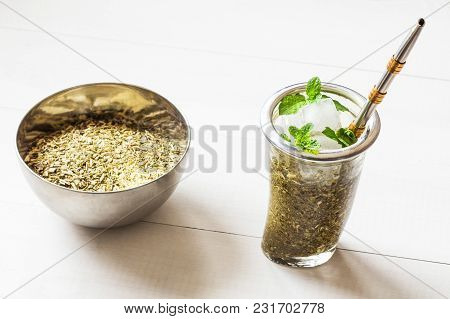 Terere. Frozen Yerba Mate Drink For Hot Days