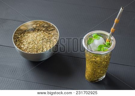 Terere. Frozen Yerba Mate Drink For Hot Days