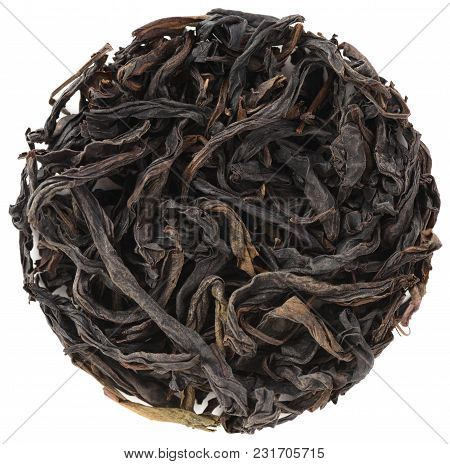 Wuyi Fo Shou Buddhas Hand Oolong Tea Overhead View