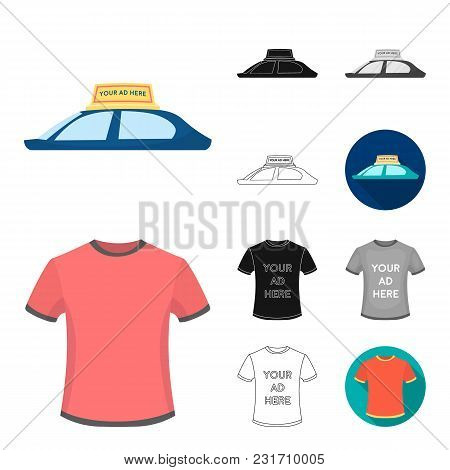 Production Of Advertising Cartoon, Black, Flat, Monochrome, Outline Icons In Set Collection For Desi