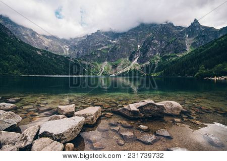 Morskie Oko Lake In Tatra Mountains In Poland