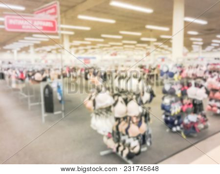 Blurred Bras Intimate Apparel At Off-price Department Store Retailer In Usa