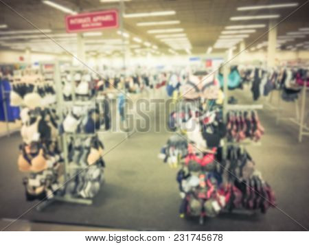 Blurred Bras Intimate Apparel At Off-price Department Store Retailer In Usa