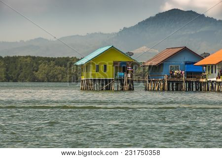The Habitants Of Phang Nga Bay Built Their Houses On Platforms On The Sea Called Palafitos Thailand