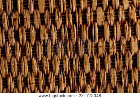 Photo Of Brown Textured Braided Vimini Wood Background