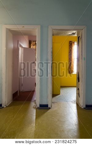 Ararat, Australia - October 21, 2017: Ward In The Former Aradale Lunatic Asylum, A Psychiatic Hospit