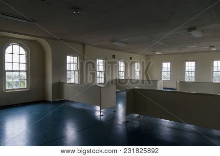 Ararat, Australia - October 21, 2017: Ward In The Former Aradale Lunatic Asylum, A Psychiatic Hospit