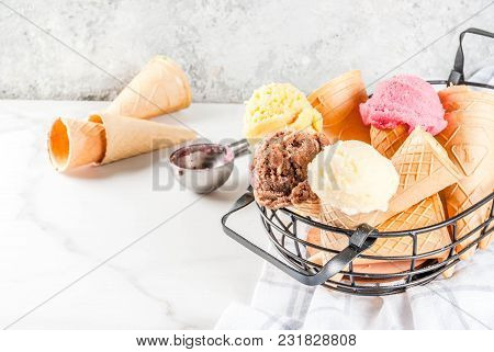 Colorful Melting Ice Cream