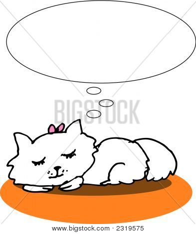 眠っている猫