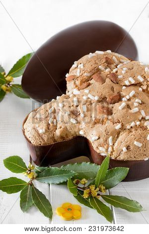 Colomba Pasquale And Chocolate Egg